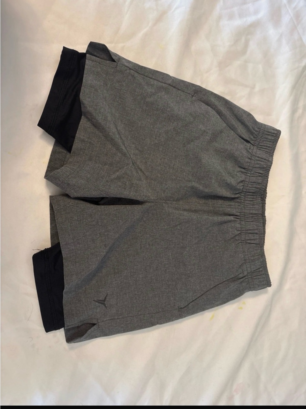 Old Navy Gray Shorts with Black Inner Layer